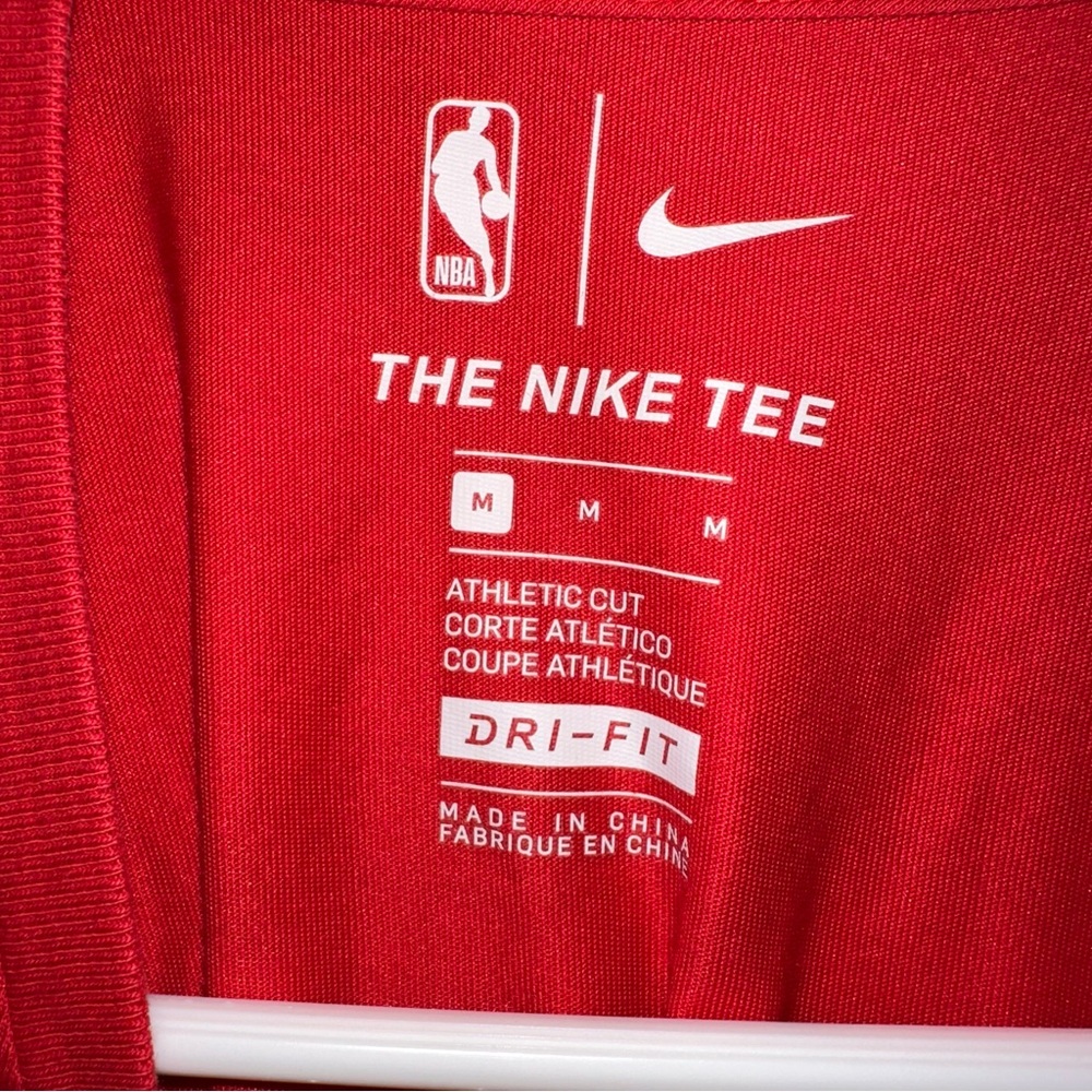 Houston Rockets NBA The Nike Tee Dri Fit Shooting Shirt Sz M - Picture 5 of 6